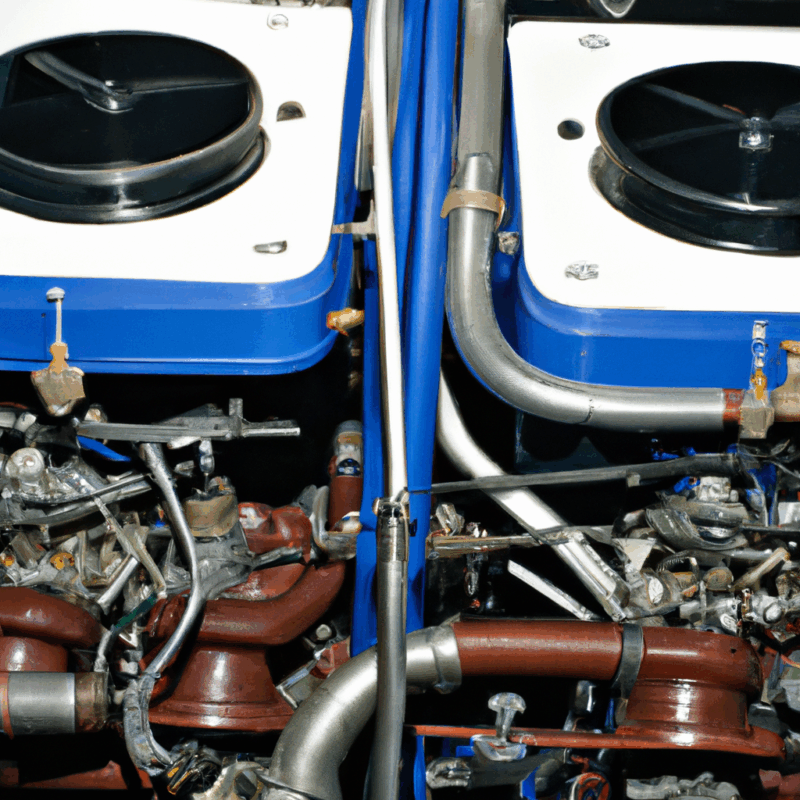 Vintage VW Bus engines showcasing air-cooling vs. water-cooling mechanisms